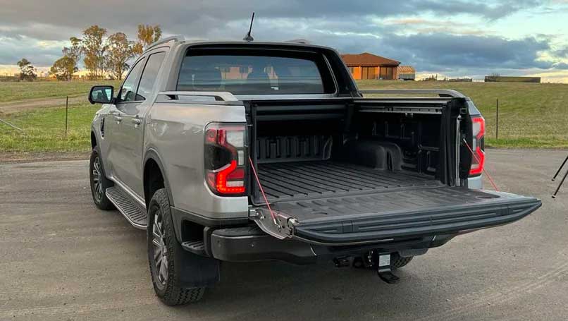 De nieuwe Ford Ranger 2023 - Achterzijde